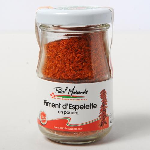 Piment d'Espelette en poudre - Verrine 50g