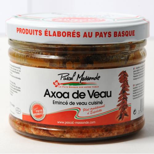 Axoa de veau d'Espelette (émincé de veau cuisiné)