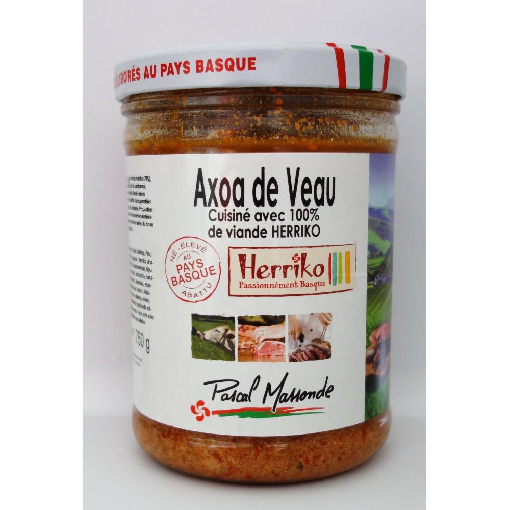 Axoa de Veau Herriko - Verrine 750g